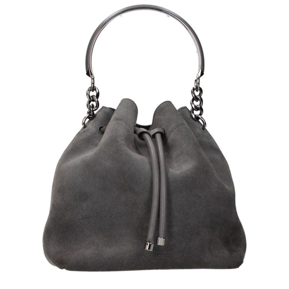 Jimmy Choo Gray Leather Women's Handbag